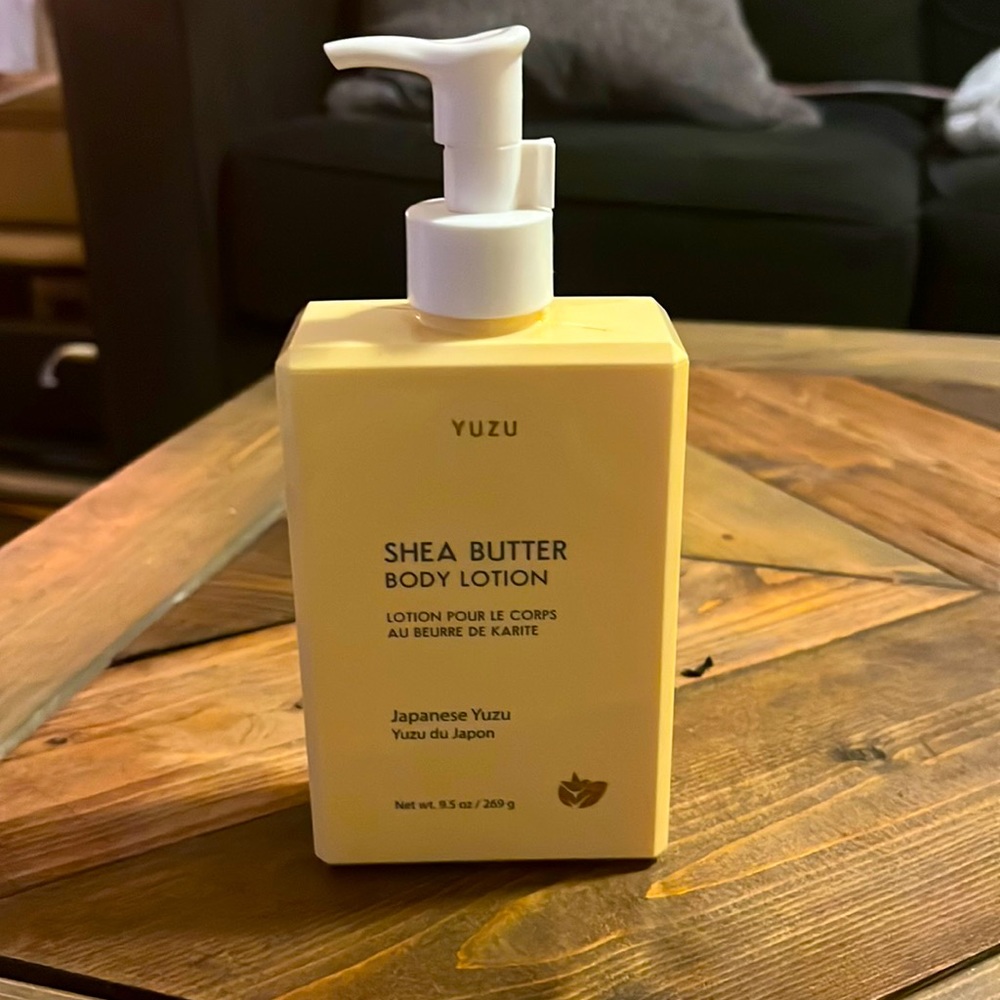 YUZU shea butter body lotion 9.5 oz